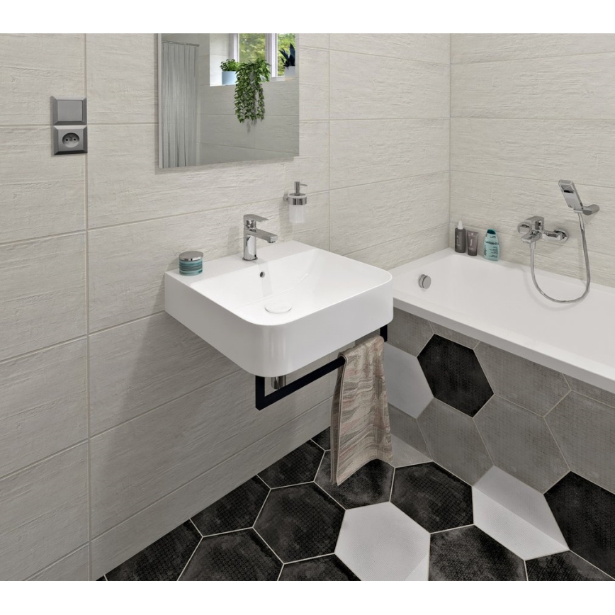 Isvea - Lavabo à poser/suspendu SOTT AQUA 60,5x50 cm céramique/blanc