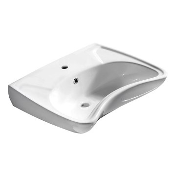 Isvea - Lavabo suspendu pour personnes à mobilité réduite 45,6x59,5 cm céramique/blanc