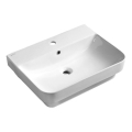 Isvea - Opbouwwastafel SOTT AQUA 48x42 cm keramiek/wit