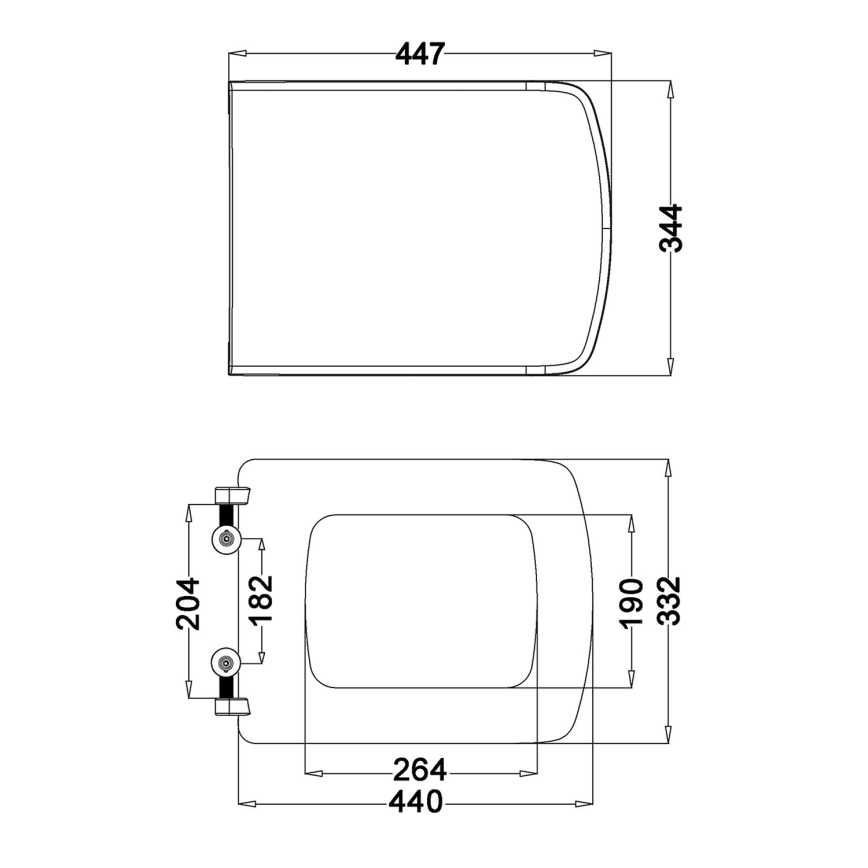 Isvea - SoftClose PURITY WC-bril, wit