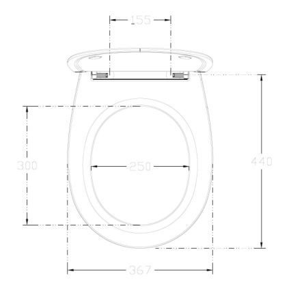 Isvea - WC-bril SoftClose KAIRO wit