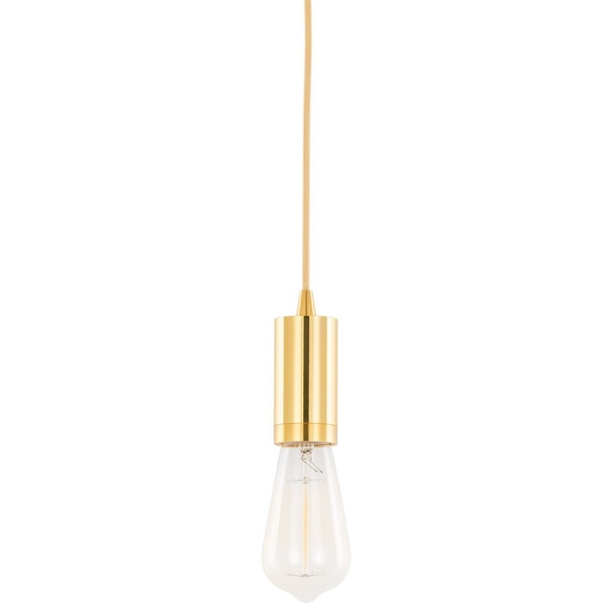 ITALUX - Hanglamp aan een koord MODERNA 1xE27/60W/230V goud