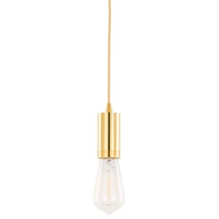 ITALUX - Suspension filaire MODERNA 1xE27/60W/230V doré