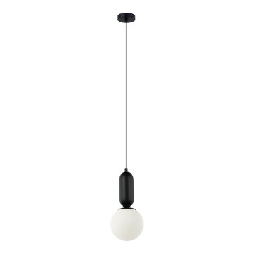 ITALUX - Hanglamp aan een koord ALDEVA 1xE27/40W/230V diameter 15 cm zwart