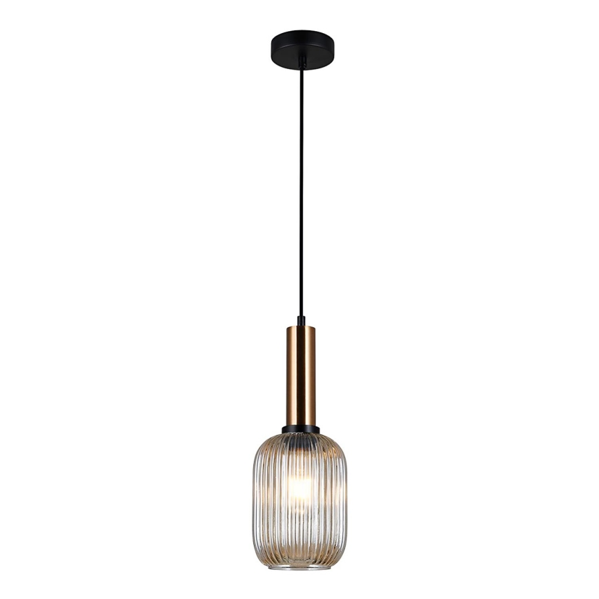 ITALUX - Hanglamp aan een koord ANTIOLA 1xE27/40W/230V diameter 15 cm brons