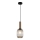 ITALUX - Hanglamp aan een koord ANTIOLA 1xE27/40W/230V diameter 15 cm brons