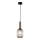 ITALUX - Hanglamp aan een koord ANTIOLA 1xE27/40W/230V diameter 15 cm brons