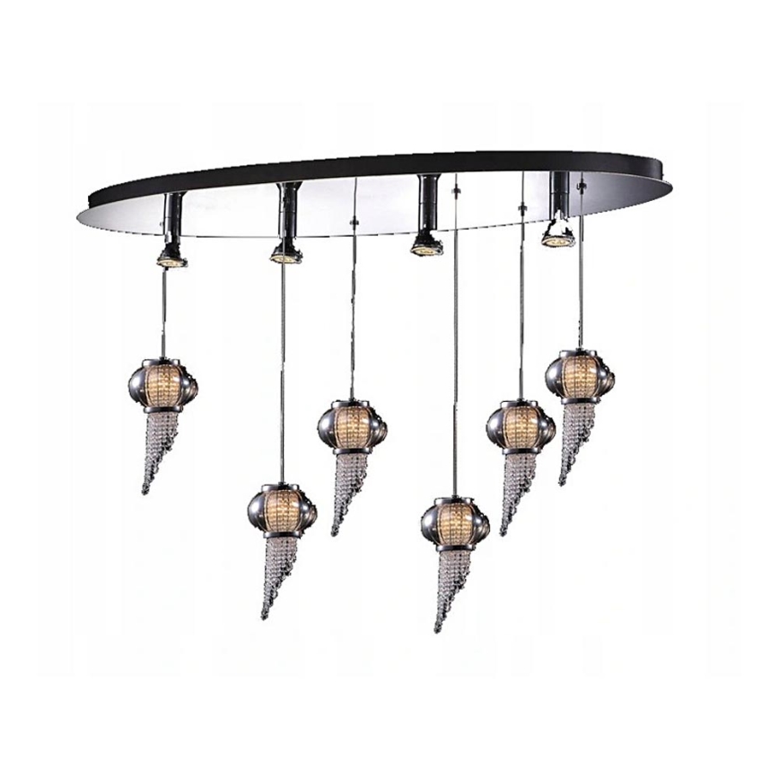 ITALUX - Hanglamp aan een koord CARLO 10xG4/20W/230V