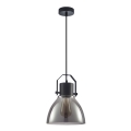 ITALUX - Hanglamp aan een koord DARLENA 1xE27/40W/230V zwart