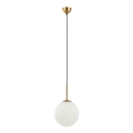 ITALUX - Hanglamp aan een koord DEORE 1xE27/40W/230V diameter 25 cm brons