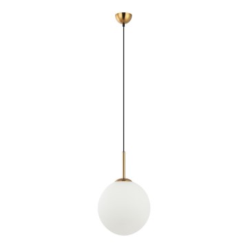 ITALUX - Hanglamp aan een koord DEORE 1xE27/40W/230V diameter 30 cm brons