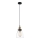 ITALUX - Hanglamp aan een koord FRANCIS 1xE27/40W/230V zwart/goud