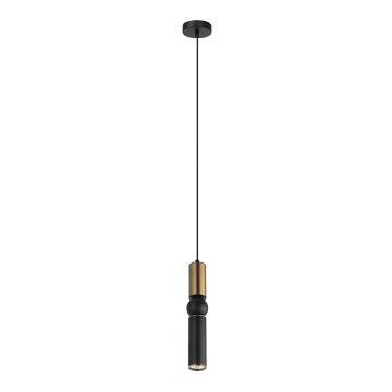 ITALUX - Hanglamp aan een koord ISIDORA 1xGU10/25W/230V zwart/brons