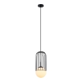 ITALUX - Hanglamp aan een koord MATTY 1xE27/40W/230V diameter 15 cm zwart