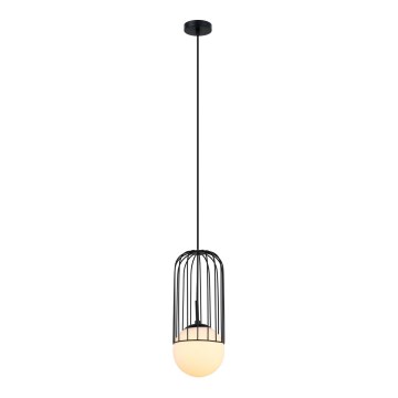 ITALUX - Hanglamp aan een koord MATTY 1xE27/40W/230V diameter 15 cm zwart