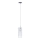 ITALUX - Hanglamp aan een koord MAX 1xE27/60W/230V glanzend chroom/doorzichtig