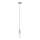 ITALUX - Hanglamp aan een koord MODERNA 1xE27/60W/230V glanzend chroom