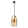 ITALUX - Hanglamp aan een koord NANESMA 1xE27/40W/230V goud