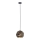 ITALUX - Hanglamp aan een koord PALERMO 1xE27/40W/230V diameter 23 cm antraciet