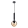 ITALUX - Hanglamp aan een koord RAVENA 1xE27/10W/230V zwart