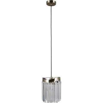 ITALUX - Hanglamp aan een koord SABRIGA 1xE14/40W/230V mat chroom