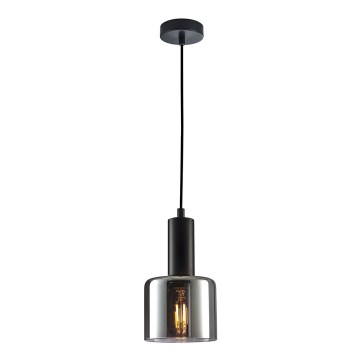 ITALUX - Hanglamp aan een koord SANTIA 1xE27/40W/230V zwart