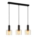 ITALUX - Hanglamp aan een koord SANTIA 3xE27/40W/230V