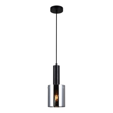 ITALUX - Hanglamp aan een koord SARDO 1xE27/40W/230V zwart