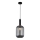 ITALUX - Hanglamp aan kabel ANTIOLA 1xE27/40W/230V Ø 20 cm zwart