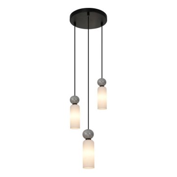ITALUX - Hanglamp aan kabel SANTOS 3xG9/40W/230V zwart