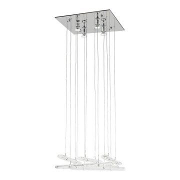 ITALUX - Hanglamp aan koord DIAMOND 4xGU10/50W/230V + 12xG4/10W