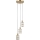 ITALUX - Hanglamp met kabel ALMA 3xE27/40W/230V goud