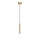 ITALUX - Hanglamp met kabel FILANO 1xG9/5W/230V goudkleurig