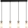 ITALUX - Hanglamp met kabel SANTOS 4xG9/40W/230V zwart