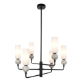 ITALUX - Hanglamp met stang SANTOS 6xG9/40W/230V zwart