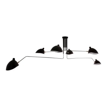 ITALUX - Hanglamp met vaste pendel DAVIS 6xE27/60W/230V