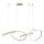 ITALUX - LED-kroonluchter met kabel FONTE LED/60W/230V 3000/4000/6000K goud