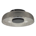 ITALUX - LED plafondlamp PASSO LED/8W/230V 3000K diam. 25 cm rookzwart
