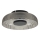ITALUX - LED plafondlamp PASSO LED/8W/230V 3000K diam. 25 cm rookzwart