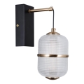 ITALUX - LED-wandlamp ALANI LED/6W/230V 3000K zwart/goud