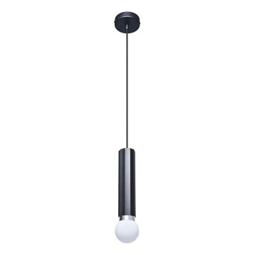 ITALUX - MACERA hanglamp aan kabel 1xE27/40W/230V zwart