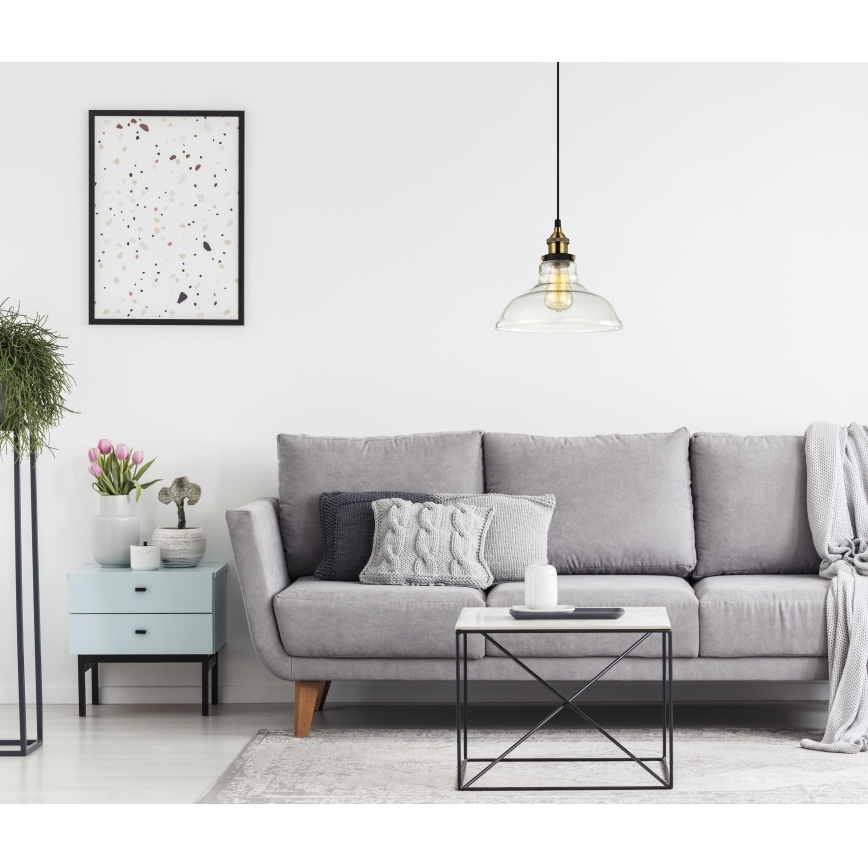 ITALUX - Hanglamp aan een koord HUBERT 1xE27/40W/230V