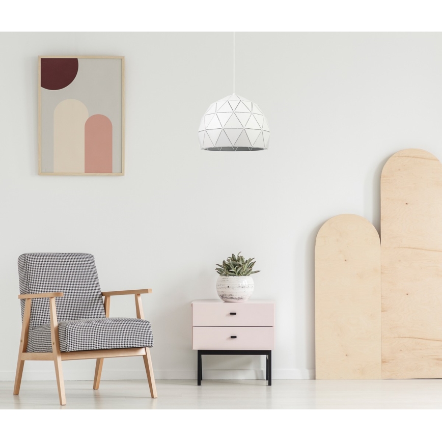 ITALUX - Hanglamp aan een koord HARLEY 1xE27/40W/230V wit