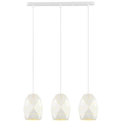 ITALUX - Hanglamp aan een koord HARLEY 3xE27/40W/230V wit