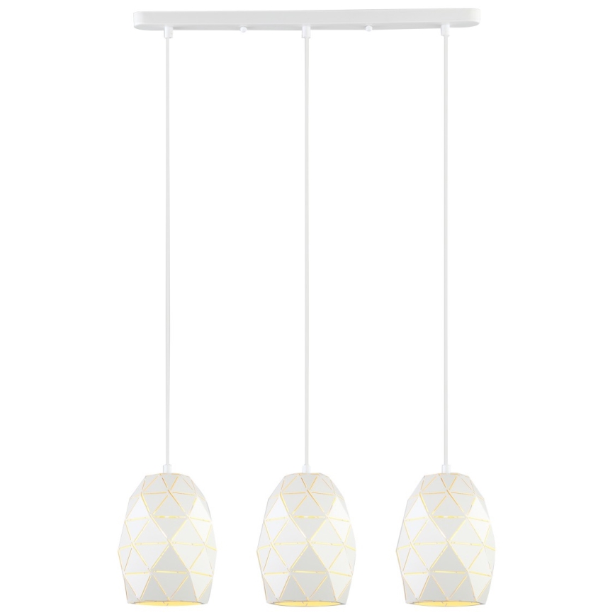 ITALUX - Hanglamp aan een koord HARLEY 3xE27/40W/230V wit