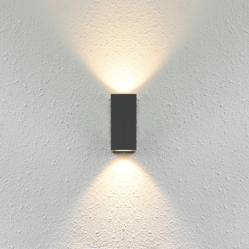 ITALUX - Applique murale extérieure GENTA 2xGU10/40W/230V IP54 15 cm