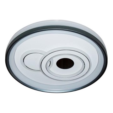 ITALUX - Plafonnier LED dimmable PORTA LED/40W/230V 3000-6500K Ø 50 cm noir + télécommande