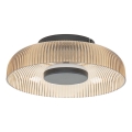 ITALUX - Plafonnier LED PASSO LED/8W/230V 3000K Ø 25 cm beige fumé