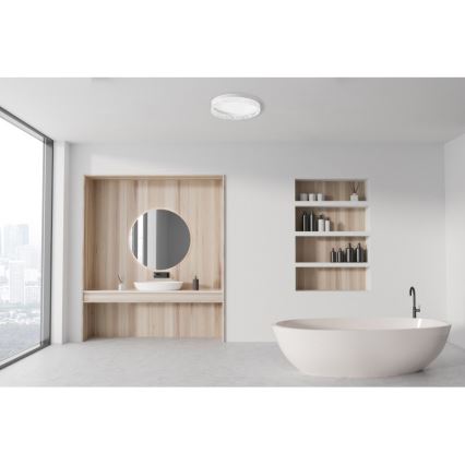 ITALUX - dimbare LED-plafondlamp RANTE LED/58W/230V 3000-6500K Ø 50 cm wit + afstandsbediening