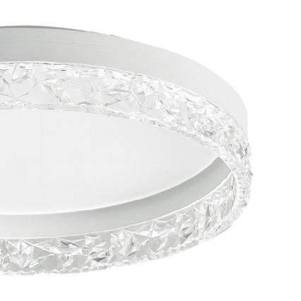 ITALUX - Plafonnier LED dimmable RANTE LED/58W/230V 3000–6500K Ø 50 cm blanc + télécommande